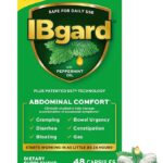 IBgard Gut Health Supplement, Peppermint Oil Capsules for Abdominal Comfort, 48 Capsules